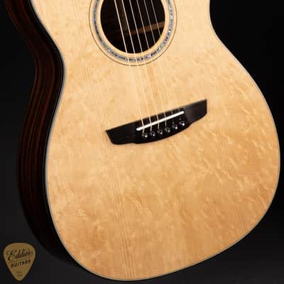 Goodall Parlor 14 Fret Cutaway - Bearclaw Sitka Spruce & Macassar Ebony image 6