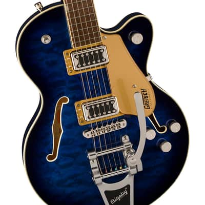 Gretsch Gretsch G5655T-QM Electromatic Center Block Jr. Single-Cut Quilted Maple with Bigsby, Hudson Sky image 3