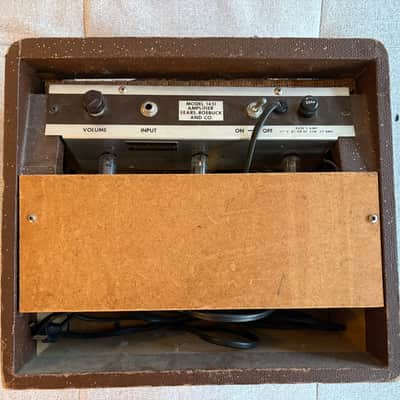 1959 Harmony H49 Stratotone Jupiter w/ DeArmond Gold Foil Pickups + 1958 Silvertone 1451 Tube Amp image 14