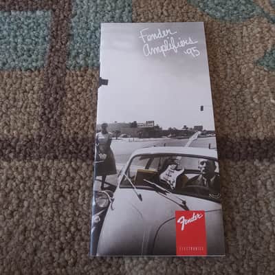 Vintage 1995 Fender Amplifier Catalog! Rare, Original Case Candy, Paperwork! image 1