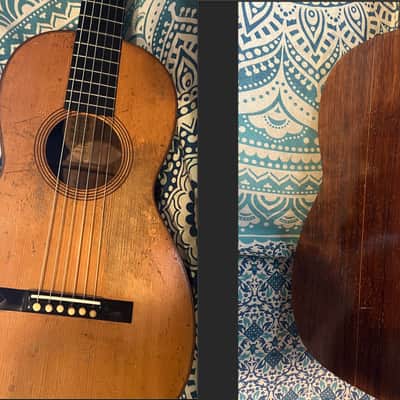 1878-84 C.F. Martin & Company 2 ½ Style 17 Acoustic Guitar with Original Coffin Case image 4
