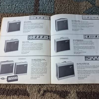 Vintage 1960 Gibson Full-Line Catalog! Rare, Original Case Candy, Paperwork! image 12