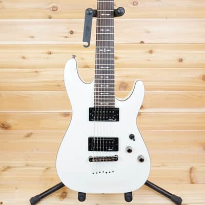 Schecter Omen-7 - Vintage White image 13