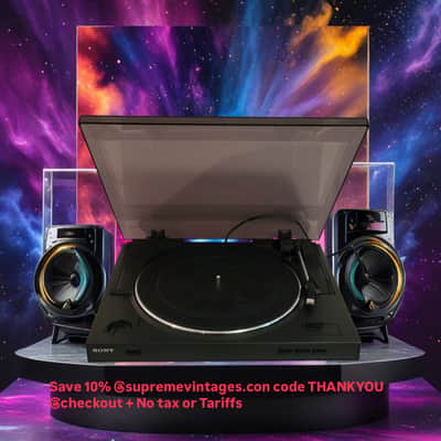 Sony Stereo Turntable Record System PS-LX300USB Belt Drive Tested Works Well👌 image 1