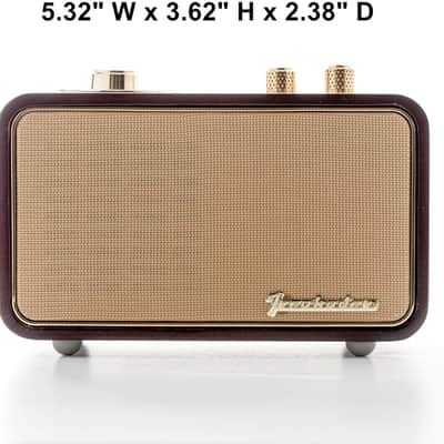Retro Bluetooth Speaker, Vintage Radio for Home Indoor, Wooden Vintage Style Rechargeable Portable image 3