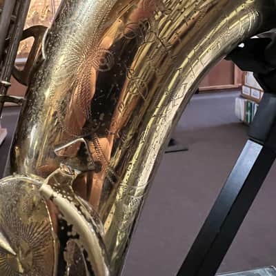 Vintage King Super 20 Full Pearl Tenor Saxophone image 4