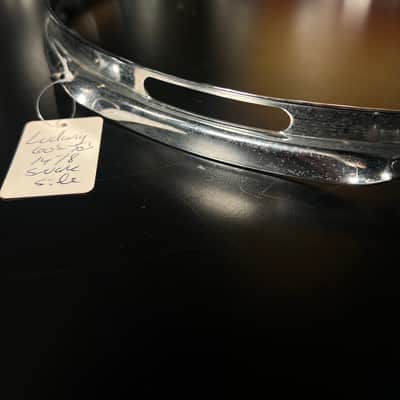 Vintage 60's-70's Ludwig 14" 8 Lug Snare Side #6 Box G image 3