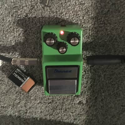 Ibanez TS9 Tube Screamer (Black Label) 1981 Black Label manufactured w/JRC4558D w/original box original manual image 14