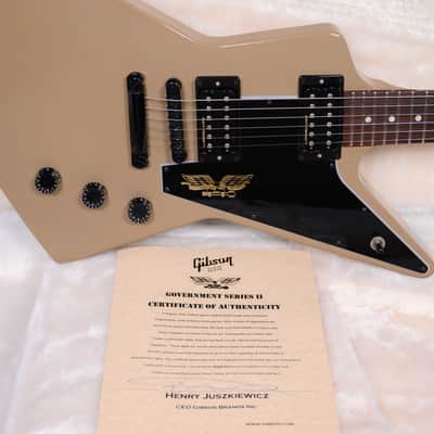 Gibson Government Series II Explorer Government Tan 2013 w/OHSC image 11
