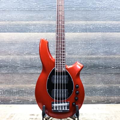 Ernie Ball Music Man Bongo 5 HH Blood Orange 5-String Electric Bass w/Case #K05118 image 2