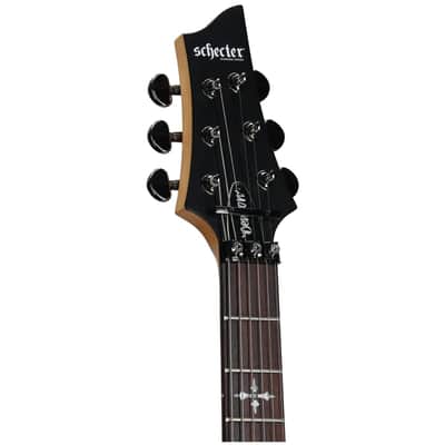Schecter Demon-6 FR-S Electric Guitar, Aged Black Satin image 7