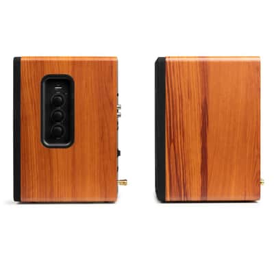 Audizio KS01B Regallautsprecher aktiv Set 120W BT Wood image 8