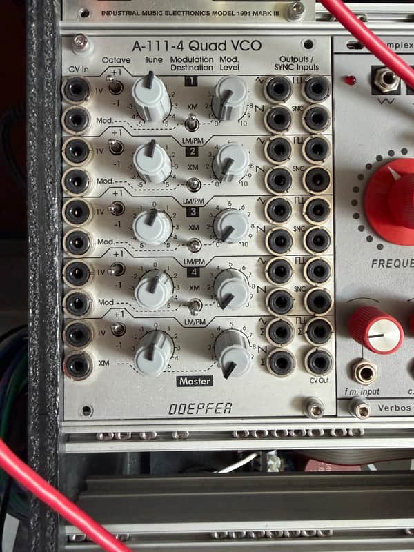 Doepfer A-111-4 Quad VCO - Silver image 1
