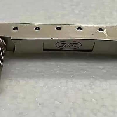 Satin Nickel Finish Guitar Tune O Matic Bridge and Tailpiece image 6