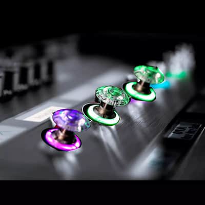 Mooer Shrooms Footswitch Pedal Stompbox Plastic Toppers 12-Pack Clear for Line 6 Helix etc image 1