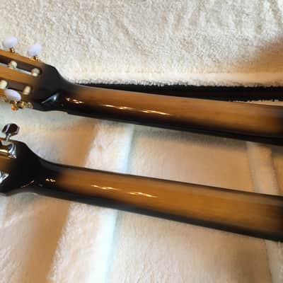 Yamato Double Neck Electric acoustic&classic Guitar image 8