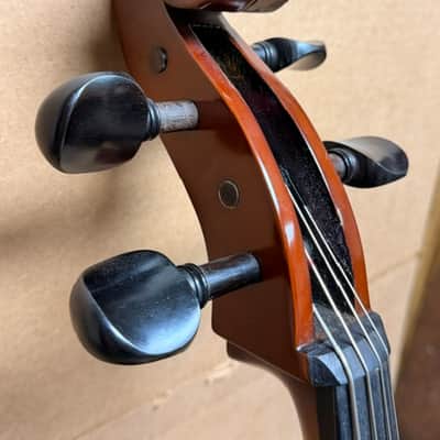 Yamaha VC3 4/4 Cello Outfit 2014 - Natural Poly Varnish (w/ Gig Bag & Bow) image 5