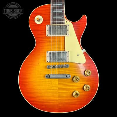 Gibson Custom 1959 Les Paul Standard Reissue Ultra Light Aged Sunrise Teaburst w/case 951301 image 1
