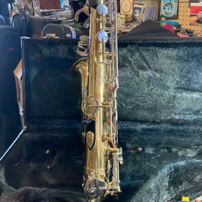Yamaha YAS-23 Alto Saxophone MIJJapan w/ Case 1990s? - Gold image 7