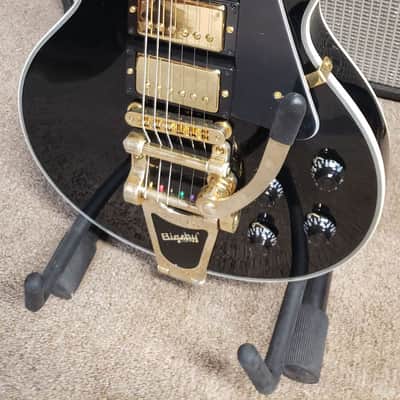 Burny RLC-85 Black Electric Guitar image 2