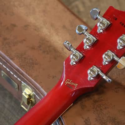 2012 Gibson Custom Les Paul Class 5 Electric Guitar Red Tiger + COA OHSC image 19