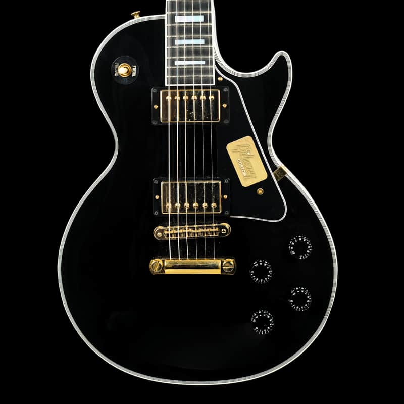 Gibson 2015 Les Paul Custom, Ebony image 1