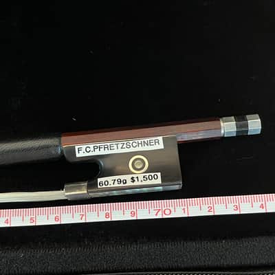 FC Pfretzschner stamped Violin bow vintage antique 60.79 grams approx image 1