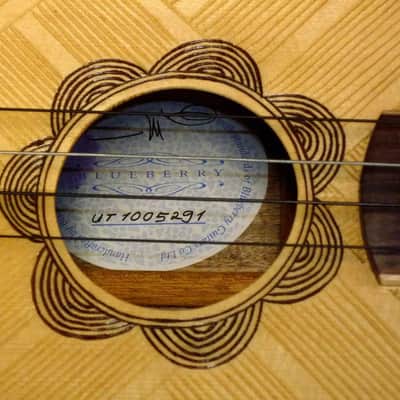 Blueberry Handmade Tenor Ukulele image 4