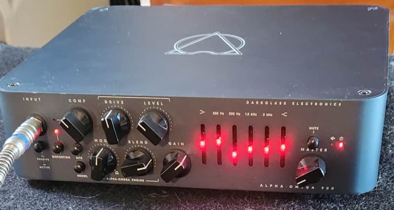Darkglass Electronics Alpha Omega 900 900-Watt Bass Amp Head 2018 - Present - Blue image 1