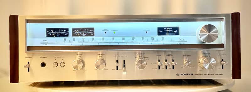 ✨ Pioneer SX-780 Vintage Stereo Receiver — Serviced • Partial Recap • Warm-White LED • New Wood Case • 3+ Hr Bench Tested image 1