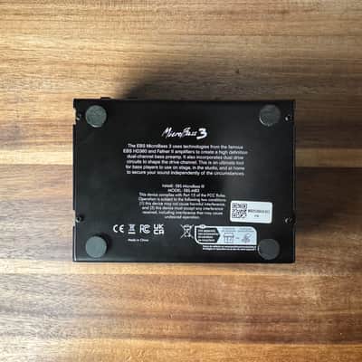 EBS MicroBass 3 Dual-Channel Bass Preamp/DI image 2