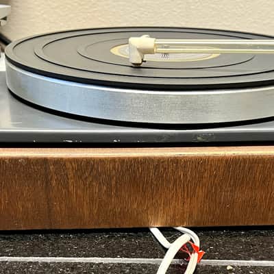 Lenco B55 Turntable w/ Original Lenco Clean L Cleaning Arm & Philips 400 Cartridge; Serviced image 8