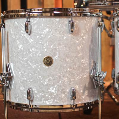 Gretsch USA Custom Vintage Marine Drum Set - 20,10,12,14,16,14sn - SO#1331323 image 8