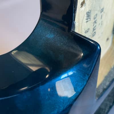 2000's Japan Jackson DKMG Dinky Cobalt Blue Swirl Guitar Body Floyd Ready image 21