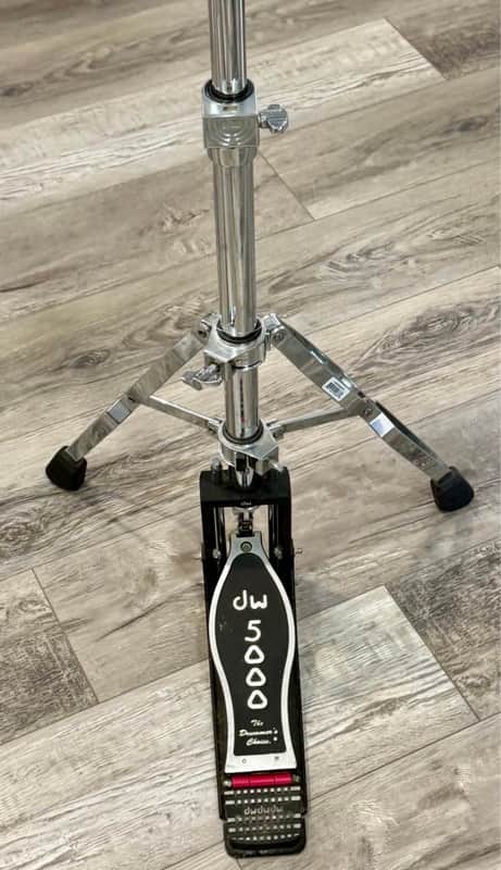 DW DWCP5500TD 5000 Series Delta II Heavy Duty Double-Braced Rotating 2-Leg Hi-Hat Stand 2020s - Chrome