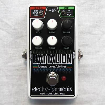 Used Electro-Harmonix EHX Nano Battalion Bass Preamp DI Pedal! w/ Power supply! image 1