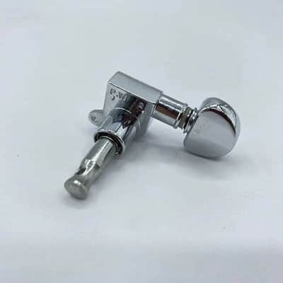 Grover Left Handed inline Guitar 6R Tuning Pegs Machine Heads in Chrome image 6