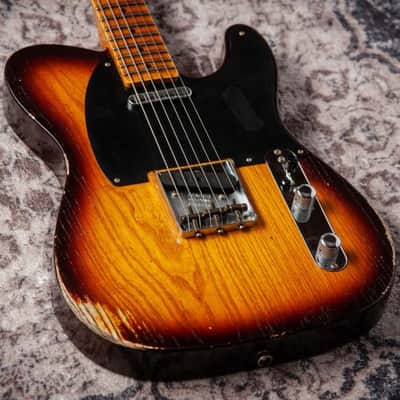 Fender Custom Shop ’51 Telecaster Relic Chocolate 2-Tone Sunburst image 6