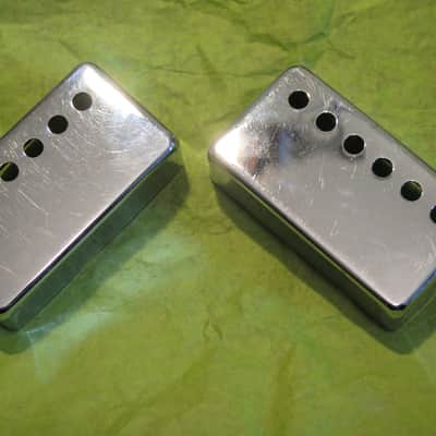 vintage 1966 Gibson pickup PAF pickup covers set (narrow neck) for jazz guitar barney kessel byrdland L5 Super 400 image 1