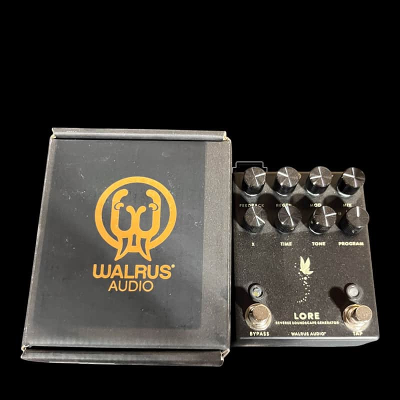 Walrus Audio Lore Reverse Soundscape Generator 2024 - Present - Black X9633 image 1