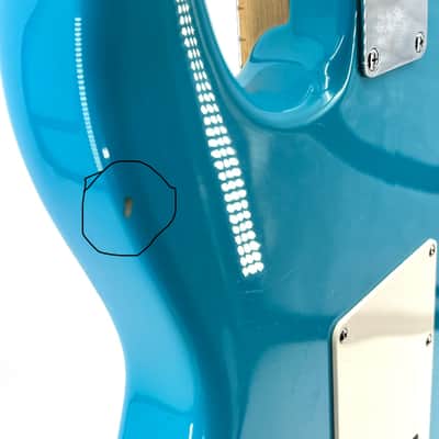 Fender "Squier Series" Standard Stratocaster with Maple Fretboard 1993 - Pacific Blue image 10