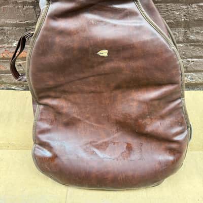 Vintage Simg Brown Acoustic Guitar Gig Bag Soft Case – For Parts/Repair image 2