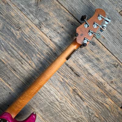 Ernie Ball Music Man StingRay Special 5 HH 5-String Bass - Soda Pink Sparkle image 8