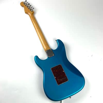 Fender Strat 1989 - Lake Placid Blue - Made in Japan. Dragonfire Pro Series  HSS set up installed.Original white guard S/S/S with factory electronics included. image 13