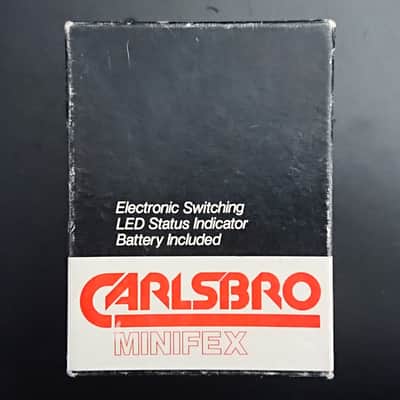 1980s - Reticon Chip - Mint and Boxed - Vintage Carlsbro Flanger Minifex 1980s - Black image 12