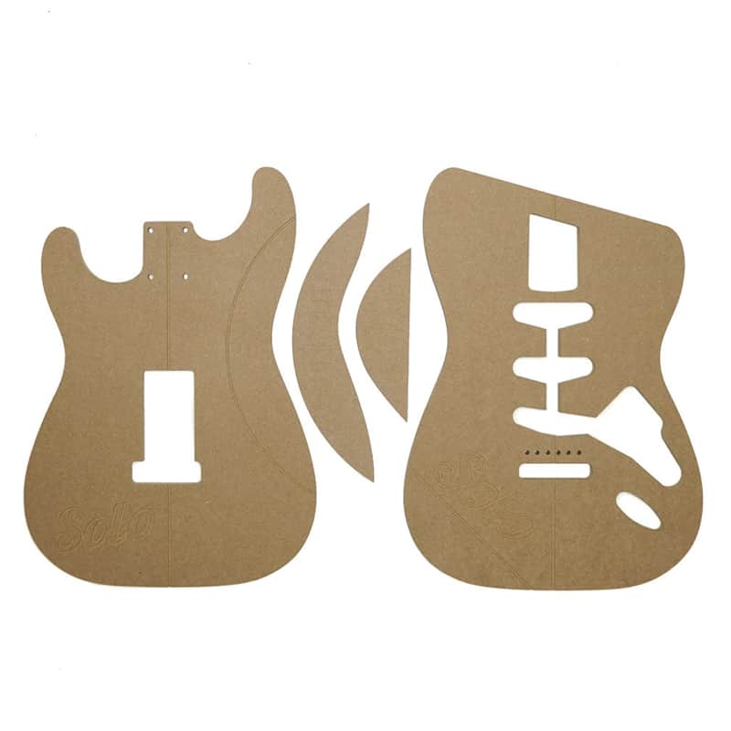 Solo ST '62 Style Body Template Set image 1
