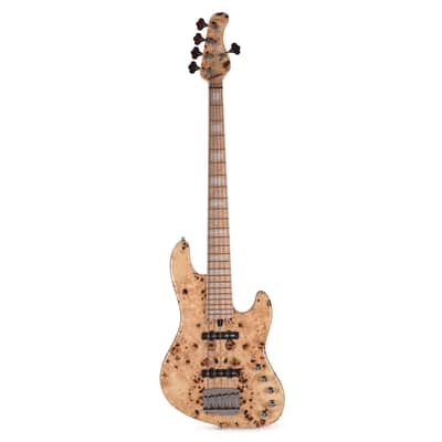 Mayones Jabba Custom 5 3A Eye Poplar/Swamp Ash Natural (Displayed at NAMM 2026) (Serial #JAB2506416) image 4