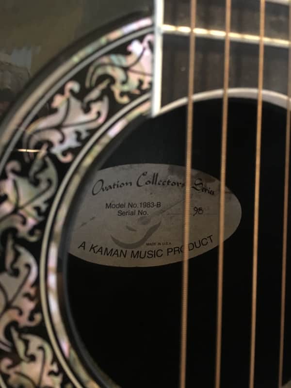 Ovation 1983年 コレクション モデル USA　新品弦付 N's Collection No. 15