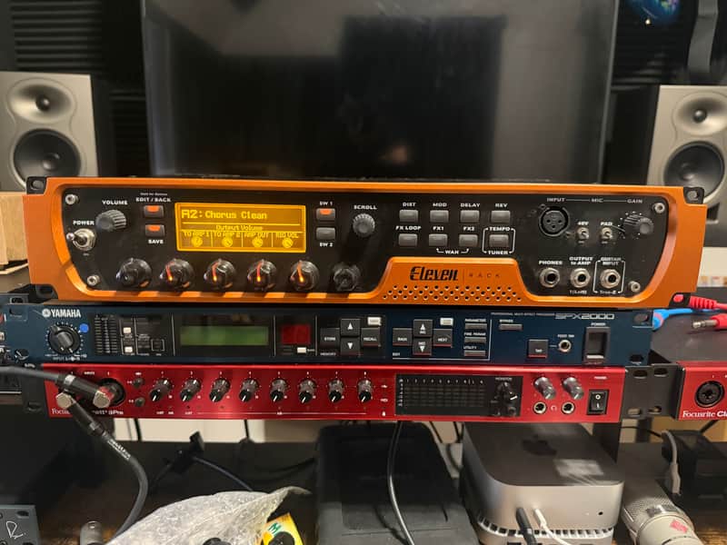 Avid Eleven Rack Guitar Multi-Effects Processor and Pro Tools