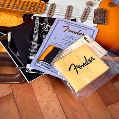 2009 Fender 59 John Cruz Strat Masterbuilt Sunburst Relic image 20